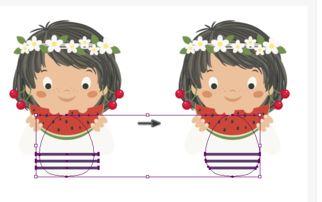 吃瓜少女系列插画,趣味横生的青春时光